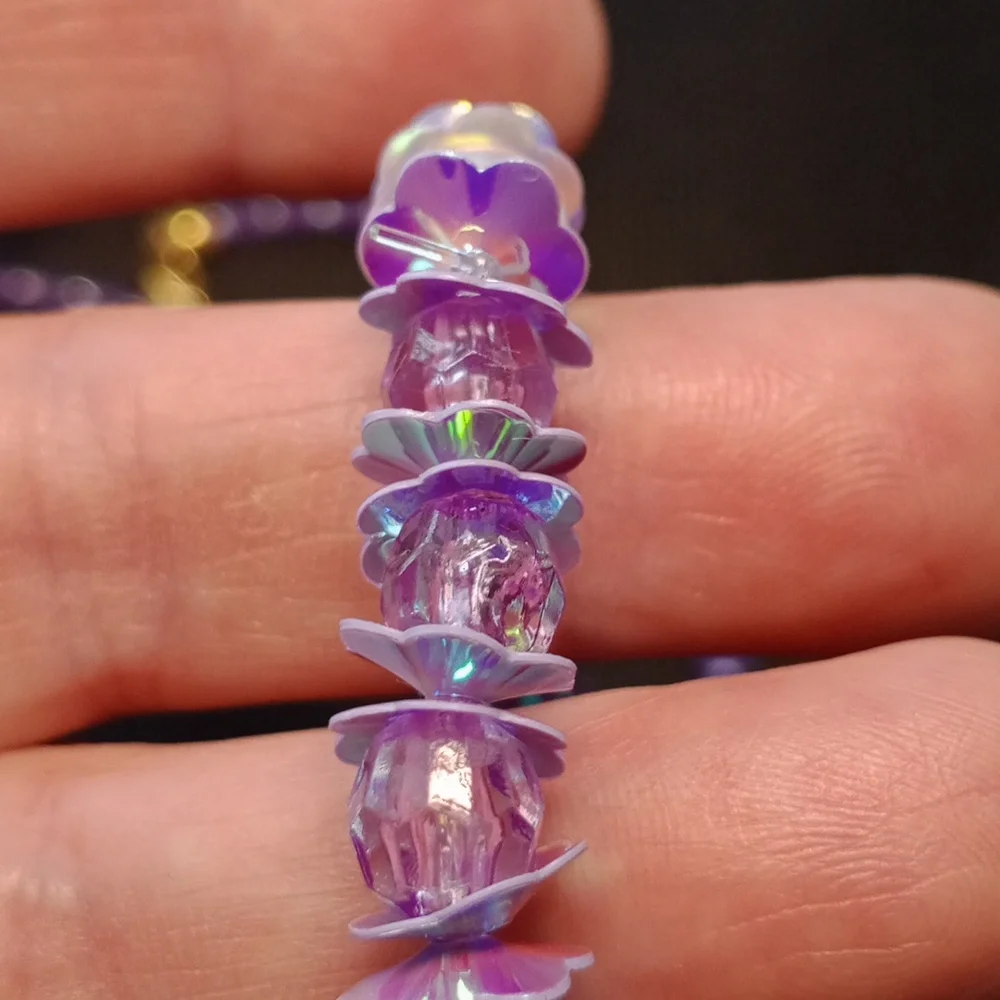 NEW ๐คฉ Purple Beaded Jewelry Set - Picture 4 of 5